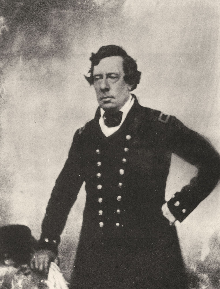 PORTRAITS. Portrait of an unknown person, c.1845 1935 old vintage print